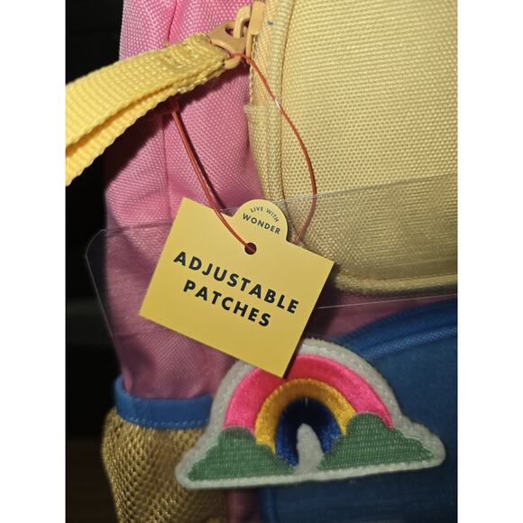 Cat & Jack™ Pink and Blue Kids 16" backpack s32 - Picture 3 of 6